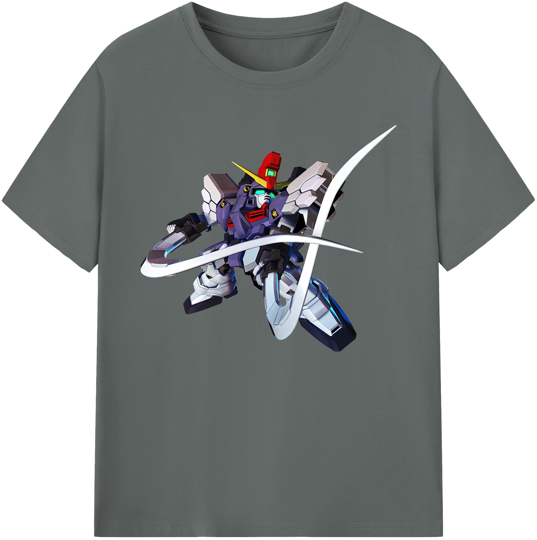（画像用） 機動戦士ガンダム Mobile Suit Gundam 綿100％ メンズ半袖Tシャツ｜肌触りやわらか＆通気性